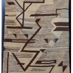 Kilim Geometrická abstrakce, Polsko, 60. léta 20. století.