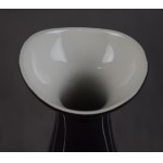 Vase, ZPS Karolina Jaworzyna Śląska, 1960er Jahre. (schwarz)