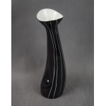 Vase, ZPS Karolina Jaworzyna Śląska, 1960er Jahre. (schwarz)