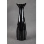 Vase, ZPS Karolina Jaworzyna Śląska, 1960er Jahre. (schwarz)