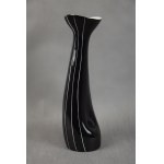 Vase, ZPS Karolina Jaworzyna Śląska, 1960er Jahre. (schwarz)