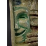 Stefania DRETLER-FLIN (1909-1994), Mask poster, 1960s. Kraków, Unikat
