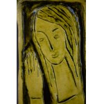 Stanisława PIĘTKOWA (1907-1983), plakát Žena s rukou, Krakov, 60. léta 20. století.