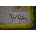 Stanisława PIĘTKOWA (1907-1983), plakát Žena s rukou, Krakov, 60. léta 20. století.