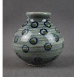 Monel 166 vase, Elżbieta PIWEK-BIAŁOBORSKA, ZF Włocławek, 1960s.