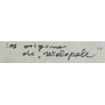 Tadeusz Kantor (1915 Wielopole Skrzyńskie - 1990 Kraków), The origins of 'Wielopole' (Les origines de 'Wielopole'), 1975