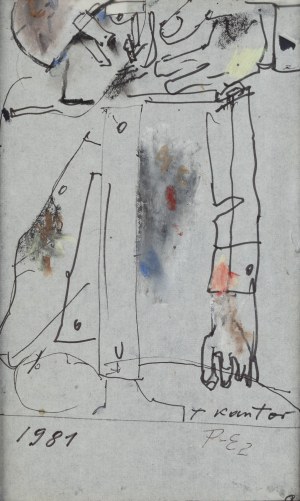 Tadeusz Kantor (1915 Wielopole Skrzyńskie - 1990 Kraków), Człowiek zaambalowany, 1981