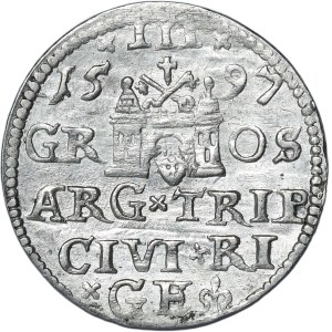 Sigismund III. Vasa, Trojak 1597, Riga