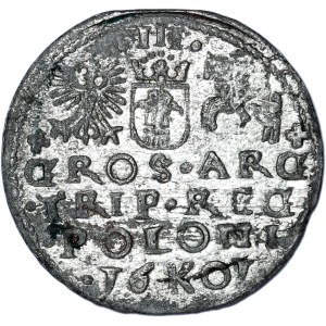Sigismondo III Vasa, trojak Kraków 1601, testa a destra - imitazione (?)