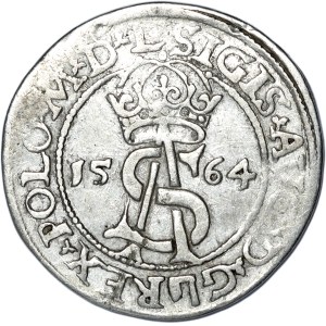 Sigismund II Augustus, trojak 1564 Vilnius, L/L