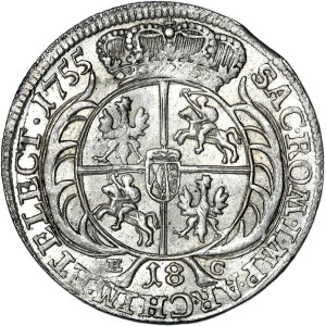 August III, ort 1755 EC, Leipzig