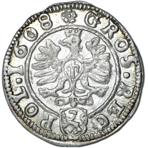 Sigismond III Vasa, centime 1608, Cracovie