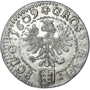 Sigismond III Vasa, centime 1609, Cracovie