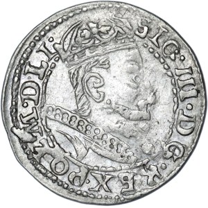 Zikmund III Vasa, penny 1607, Krakov