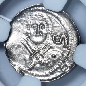 Władysław II Wygnaniec (1138-1146), denar książę i biskup