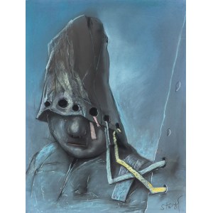Stasys Eidrigevicius (b. 1949 Mediniškiai/Lithuania), Untitled, 1990s.