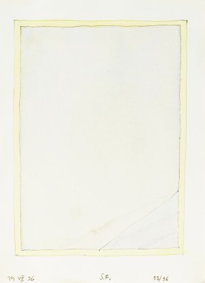 Stanisław Fijałkowski (1922 Zdołbunów - 2020 Łódź), Bez tytułu, 1996