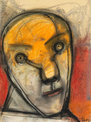 Stasys Eidrigevicius (ur. 1949 Mediniškiai/Litwa), Twarz