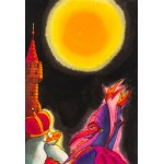 Jerzy Flisak (1930 Warsaw - 2008 there), A set of illustrations to the fairy tale The Mirror from the Land of Light