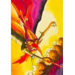 Jerzy Flisak (1930 Warsaw - 2008 there), A set of illustrations to the fairy tale The Mirror from the Land of Light