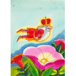 Jerzy Flisak (1930 Warsaw - 2008 there), A set of illustrations to the fairy tale The Mirror from the Land of Light