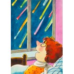 Jerzy Flisak (1930 Warsaw - 2008 there), A set of illustrations to the fairy tale The Mirror from the Land of Light