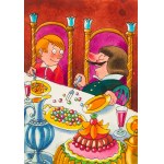 Jerzy Flisak (1930 Warsaw - 2008 there), A set of illustrations to the fairy tale The Mirror from the Land of Light