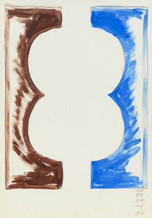 Jan Berdyszak (1934 Zawory - 2014 Poznań), Z cyklu koła, 1968