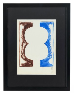 Jan Berdyszak (1934 Zawory - 2014 Poznań), Z cyklu koła, 1968