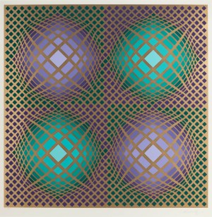 Victor Vasarely (1908 Pécs - 1997 Paryż), Villag-4