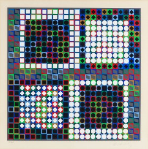 Victor Vasarely (1908 Pécs - 1997 Paryż), Bez tytułu