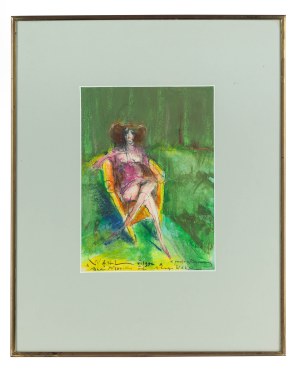 Alicja Wahl (1932-2020), W fotelu, 1992