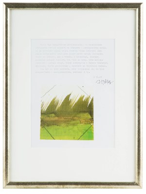 Józef Hałas (1927 Nowy Sącz - 2015 Wrocław), Notatka, 1989