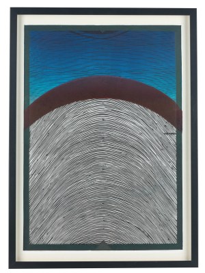 Ryszard Gieryszewski (1936 Warszawa-2021 tamże), Linie owalne, 2007