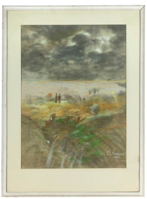 Stanisław Puchalik (ur. 1939), Pejzaż burzowy, 1983