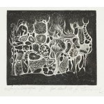 Henryk Płóciennik (1933 Łódź - 2020 tamże), Bez tytułu, 1965