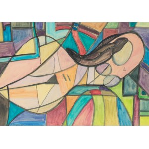 Frederick Antoni Hayder (1905 Przemyśl - 1990 Gliwice), Nude, 1969