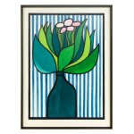 Jan Lenica (1928 Poznań - 2001 Berlin), Fleurs dans un vase