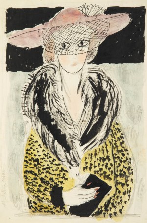 Marian Malina, Portret kobiety, 1949