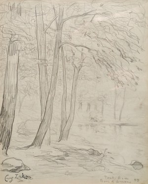Eugeniusz Zak (1884-1926), Bois d’Amour, Pont-Aven, 1904