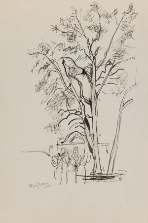 Henryk Hayden (1883-1970), Zima w Fontainebleau, 1950
