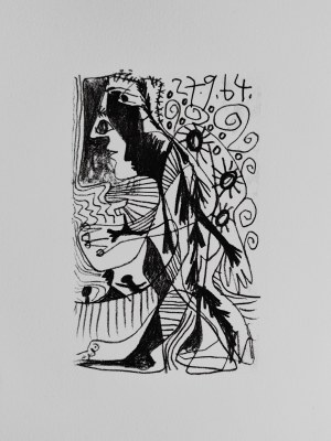 Pablo Picasso (1881-1973), 9 litografii, lata 70. XX w.