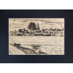 Jean Peske (1870-1949), Nad rzeką / postacie (praca dwustronna)