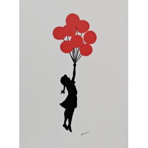 Banksy (b.1974), Girl with balloons
