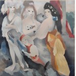 Marie Laurencin (1883-1956), Young ladies and dogs