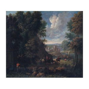 JAN FRANS VAN BLOEMEN, ANTVERPY 1662-1749 RÍM, KRUH