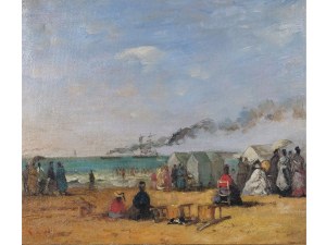 EUGÈNE BOUDIN, HONFLEUR 1824-1898 DEAUVILLE, FOLLOWER OF