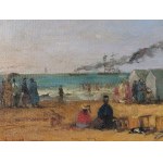 EUGÈNE BOUDIN, HONFLEUR 1824-1898 DEAUVILLE, ANHÄNGER VON