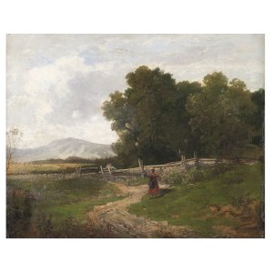 IMPRESSIONIST PAINTER AROUND 1900, SUNNY AFTERNOON