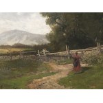 IMPRESSIONIST PAINTER AROUND 1900, SUNNY AFTERNOON